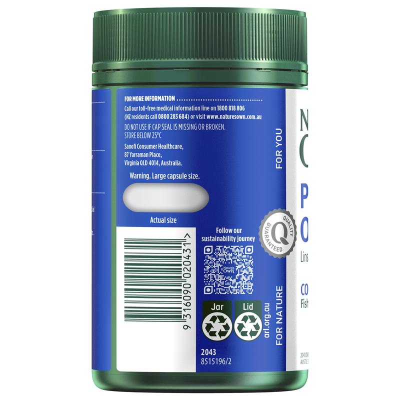 Load image into Gallery viewer, Nature's Own Plant Based Omega 125 Capsules
