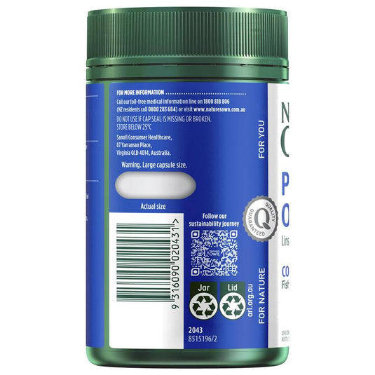 Nature's Own Plant Based Omega 125 Capsules