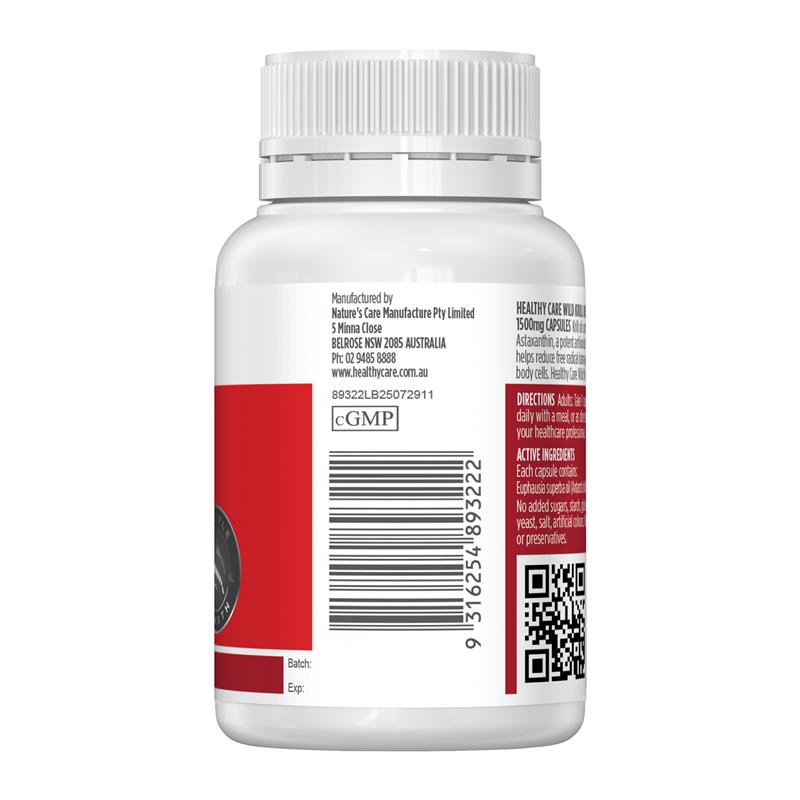 Load image into Gallery viewer, Healthy Care Wild Krill 1500mg 30 Soft Capsules
