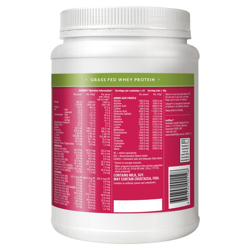 Load image into Gallery viewer, IsoWhey Complete Strawberry Smoothie 672g
