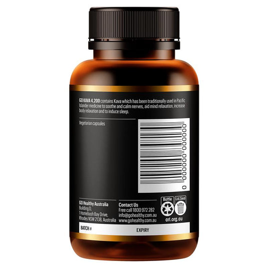 GO Healthy Kava 4200 60 Hard Capsules