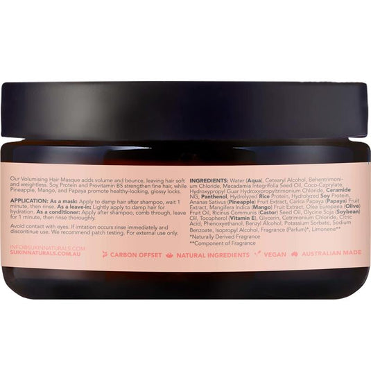 Sukin Volumising Hair Masque 200ml