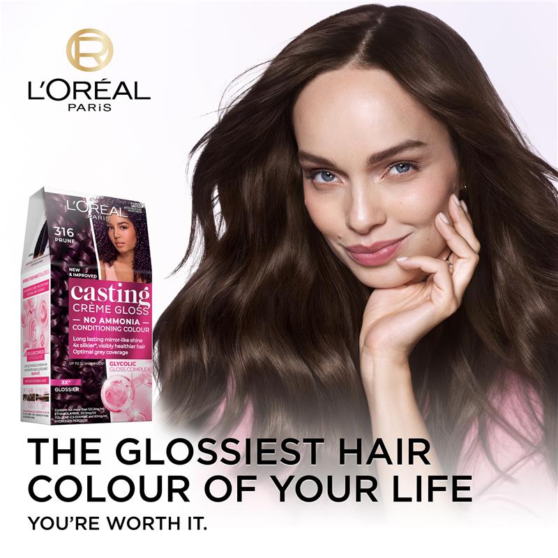 Load image into Gallery viewer, L'Oreal Paris Casting Creme Gloss Semi-Permanent Hair Colour - 316 Prune
