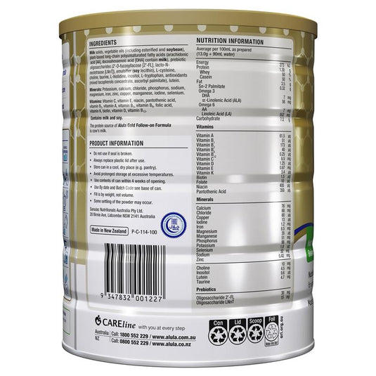 Alula Gold Stage 2 Follow-On Formula 6-12 Months 900g