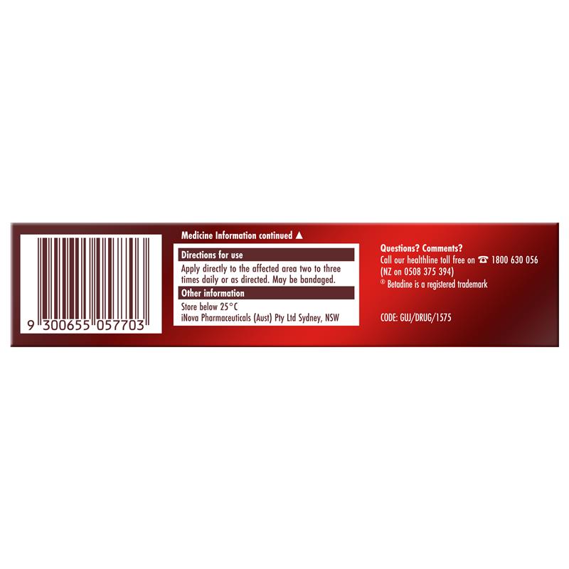 Load image into Gallery viewer, Betadine Antiseptic First Aid Cream 20g
