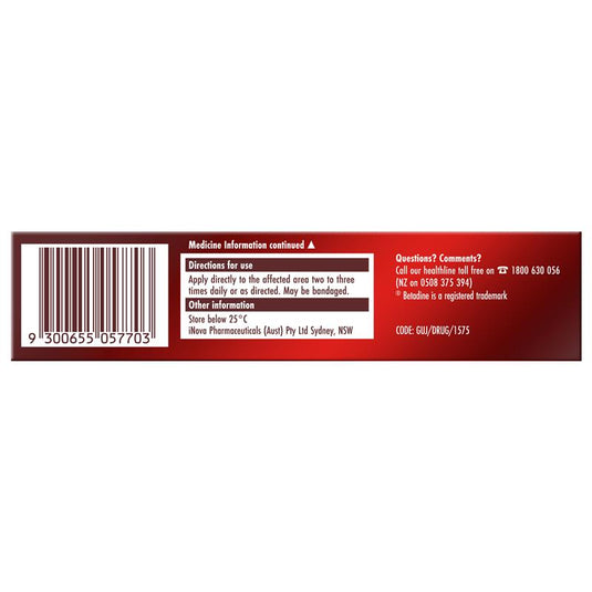 Betadine Antiseptic First Aid Cream 20g