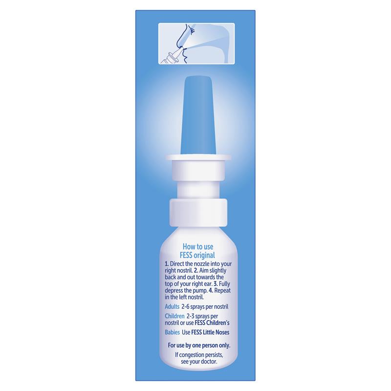 Load image into Gallery viewer, Fess Nasal Spray Twin Pack 150ml (2 x 75mL)
