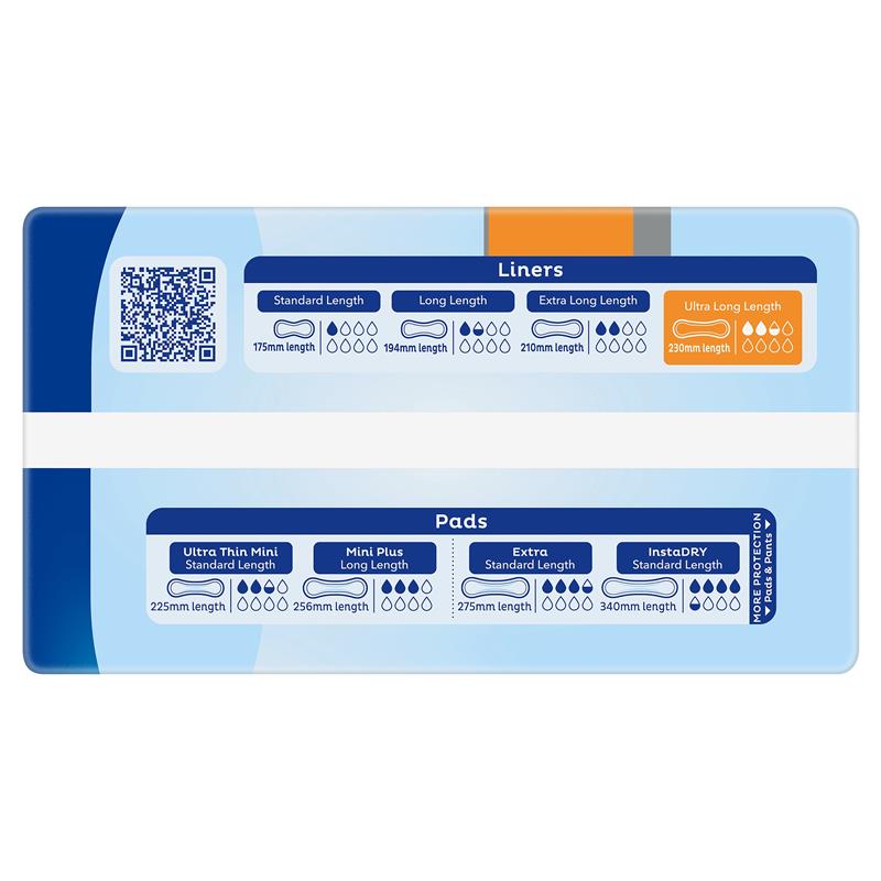 Load image into Gallery viewer, TENA Liner Ultra Long 22 Pack
