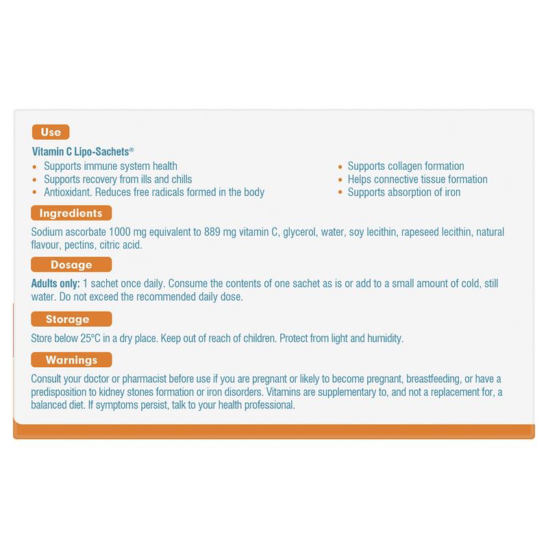 Load image into Gallery viewer, Lipo-Sachets Vitamin C Original 5g 30 Sachets
