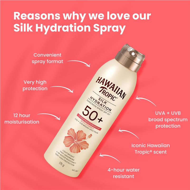 Load image into Gallery viewer, Hawaiian Tropic Silk Hydration Spray 50+ 175g
