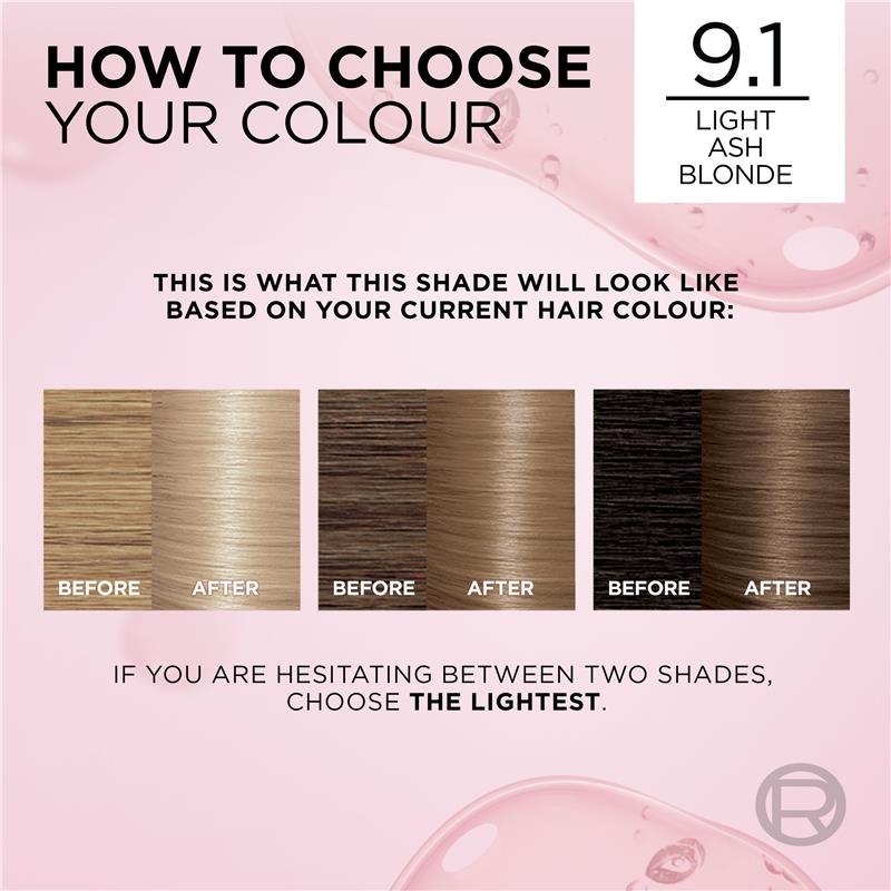 Load image into Gallery viewer, L'Oreal Excellence Creme 9.1 Light Ash Blonde Hair Colour
