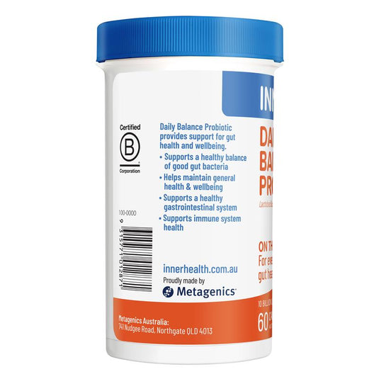 Inner Health Daily Balance Probiotic 60 Capsules