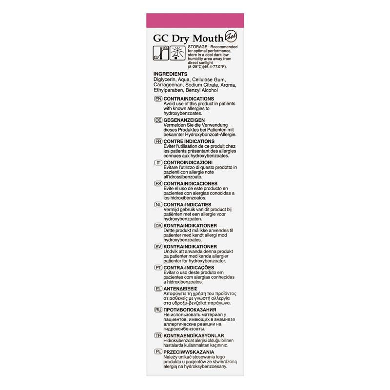 Load image into Gallery viewer, GC Dry Mouth Gel Raspberry 40g
