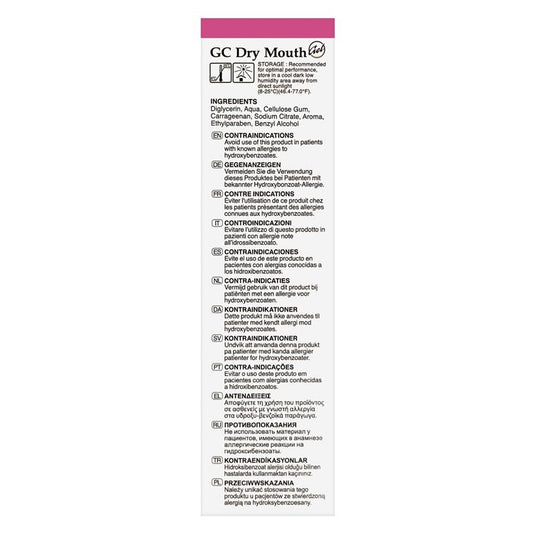 GC Dry Mouth Gel Raspberry 40g