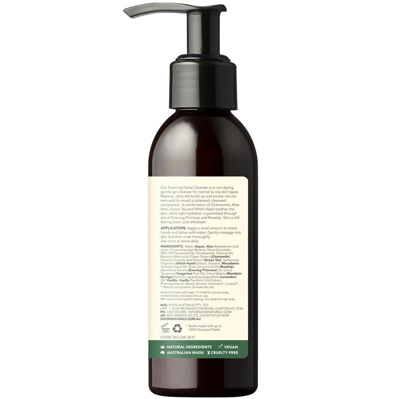 Load image into Gallery viewer, Sukin Signature Foaming Facial Cleanser Pump 125ml
