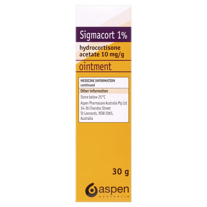 Load image into Gallery viewer, Sigmacort 1% Ointment 30g - Hydrocortisone (S3)
