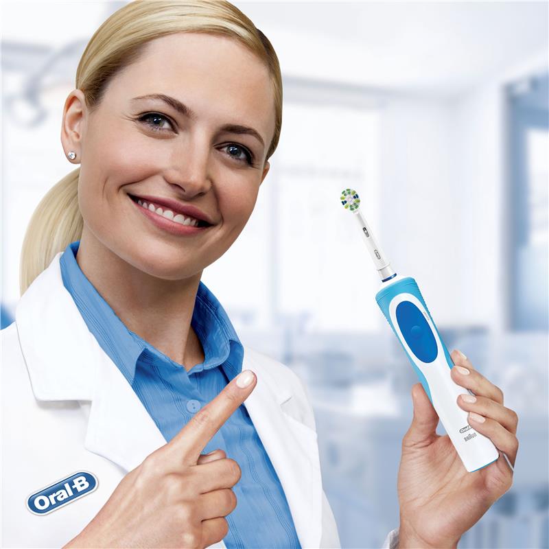 Load image into Gallery viewer, Oral B Vitality Plus Power Toothbrush Floss Action
