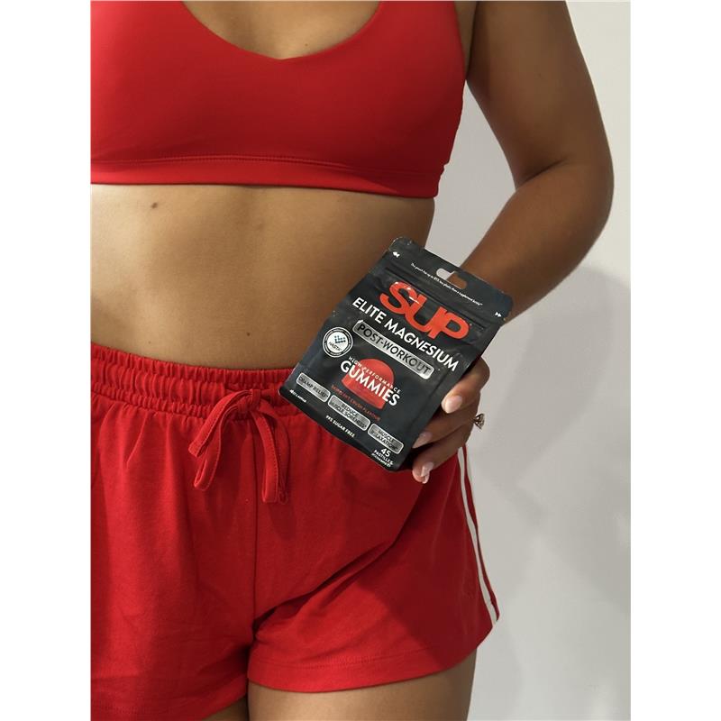 Load image into Gallery viewer, SUP Elite Magnesium Gummies Raspberry Crush Pastilles 45
