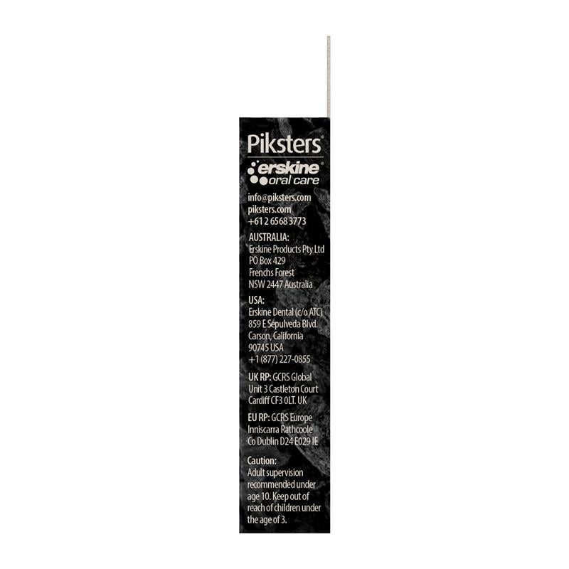 Load image into Gallery viewer, Piksters Eco Floss Pick Charcoal 30 Pack
