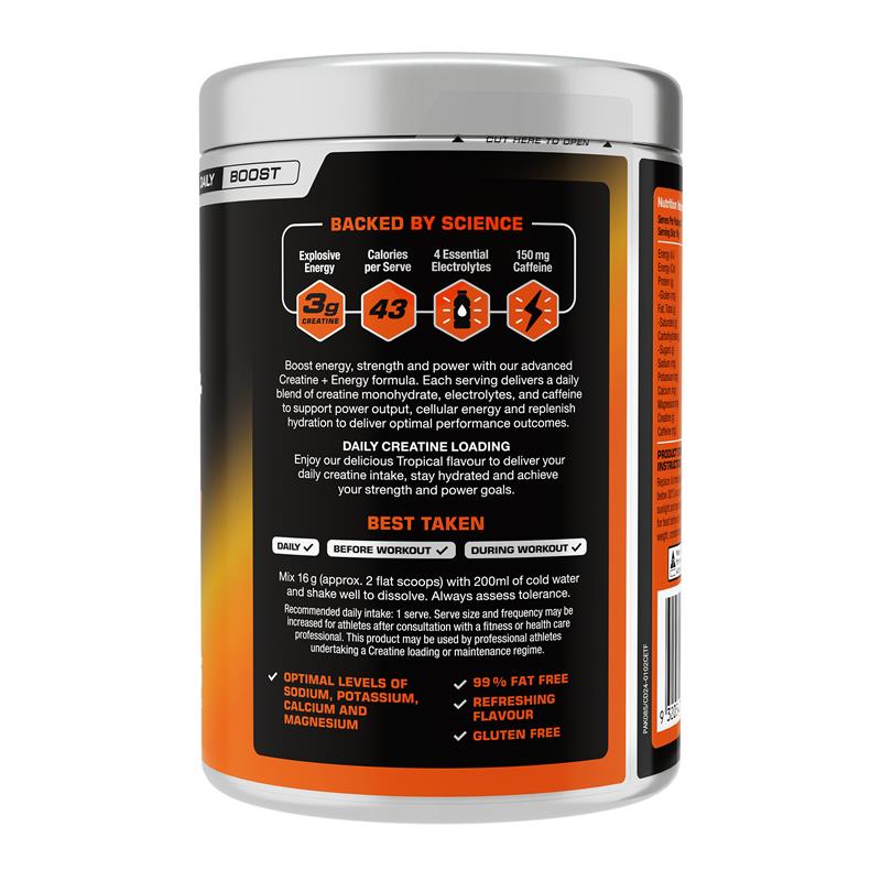 Load image into Gallery viewer, VitalStrength Creatine + Energy Tropical 400g
