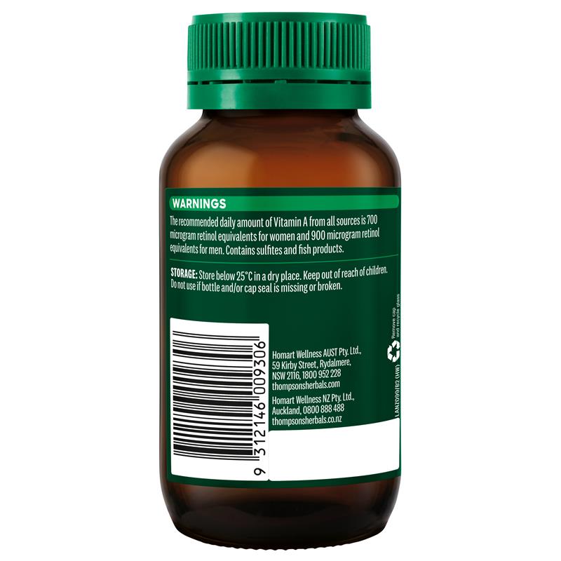Load image into Gallery viewer, Thompson's Cod Liver Oil 100 Capsules
