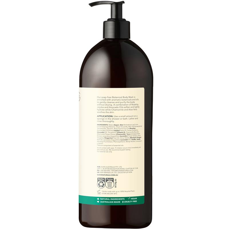 Load image into Gallery viewer, Sukin Signature Botanical Body Wash Pump 1 Litre
