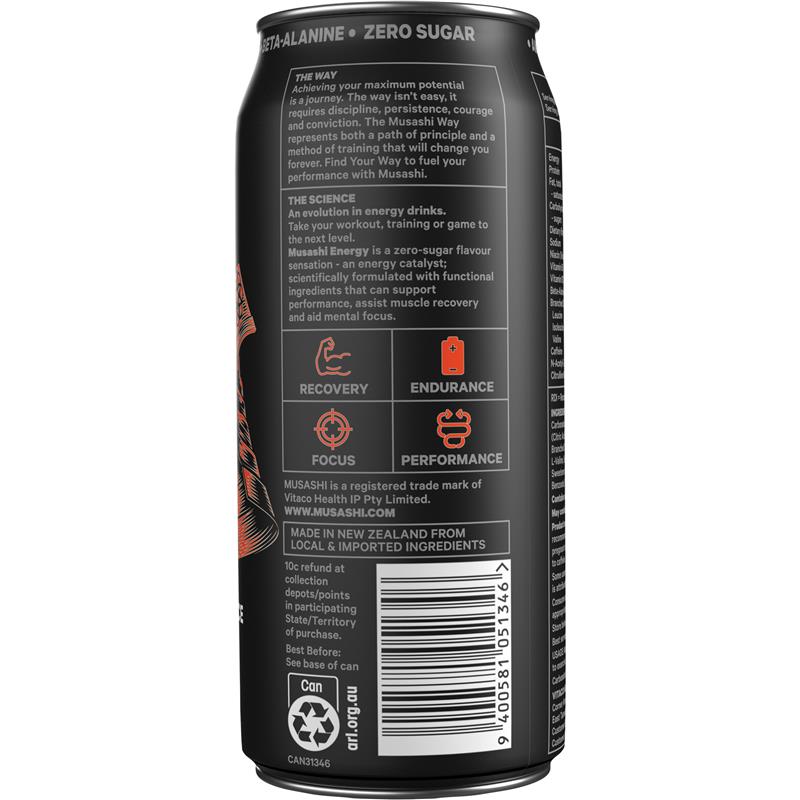 Load image into Gallery viewer, Musashi Energy Fruit Crush 500ml

