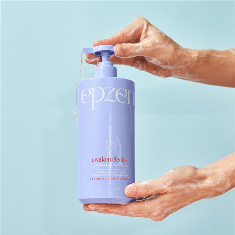Load image into Gallery viewer, Epzen Awaken Cleanse Hydrating Body Wash 750mL
