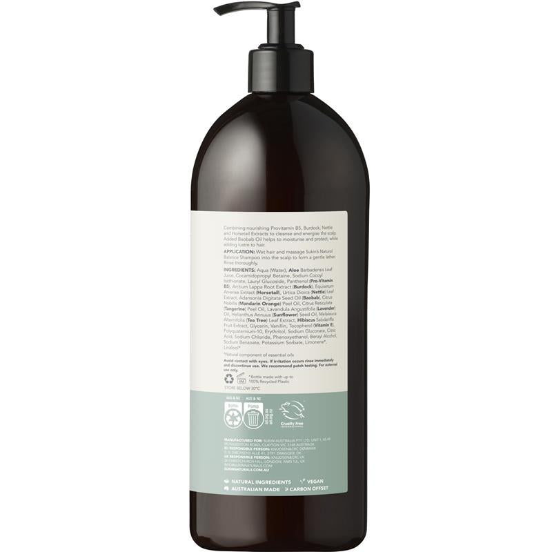 Load image into Gallery viewer, Sukin Natural Balance Shampoo 1 Litre
