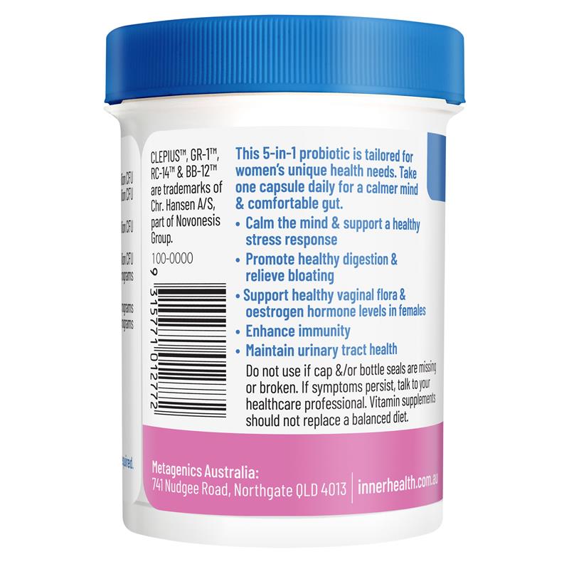 Load image into Gallery viewer, Inner Health Women's 5-in-1 Probiotic 30 Capsules
