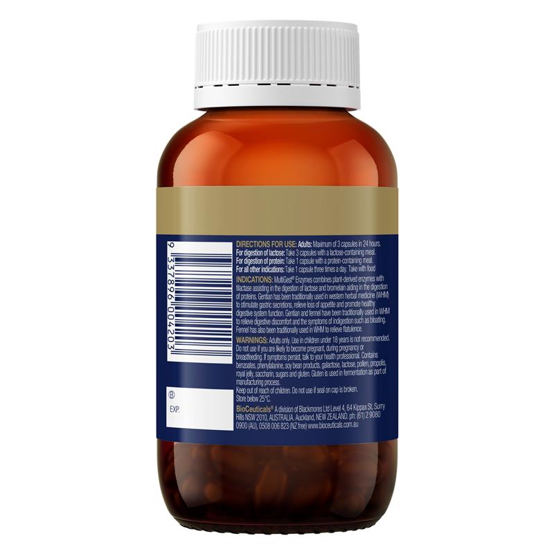 Load image into Gallery viewer, BioCeuticals MultiGest® Enzymes 90 Capsules
