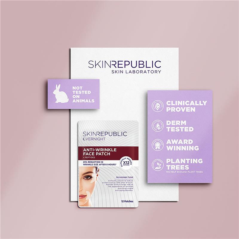 Load image into Gallery viewer, Skin Republic Overnight Anti-Wrinkle Patches 12 Pack
