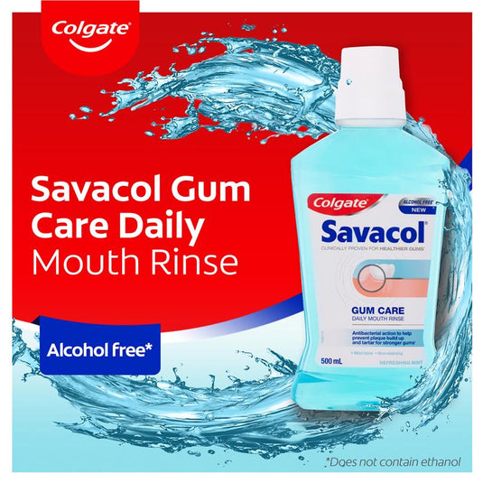 Colgate Mouthwash Savacol Gum Care Daily 500mL