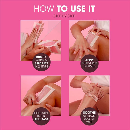 Nad's Body Wax Strips For Sensitive Skin 28 Pack