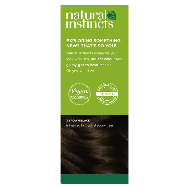 Load image into Gallery viewer, Natural Instincts 3 Ebony Mocha, Brown Black Semi Permanent Hair Colour
