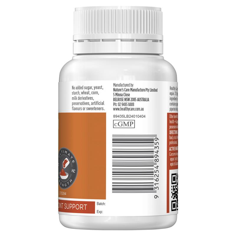Load image into Gallery viewer, Healthy Care Curcumin 1200mg 40 Tablets

