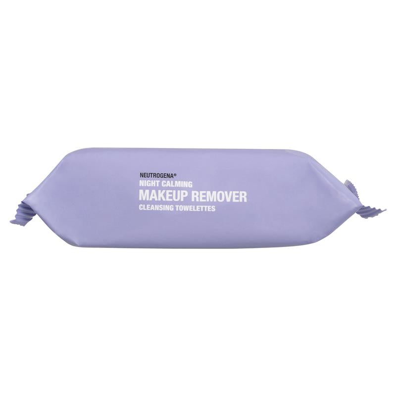 Load image into Gallery viewer, Neutrogena Night Calming Makeup Remover Cleansing Towelettes Wipes 25 Pack
