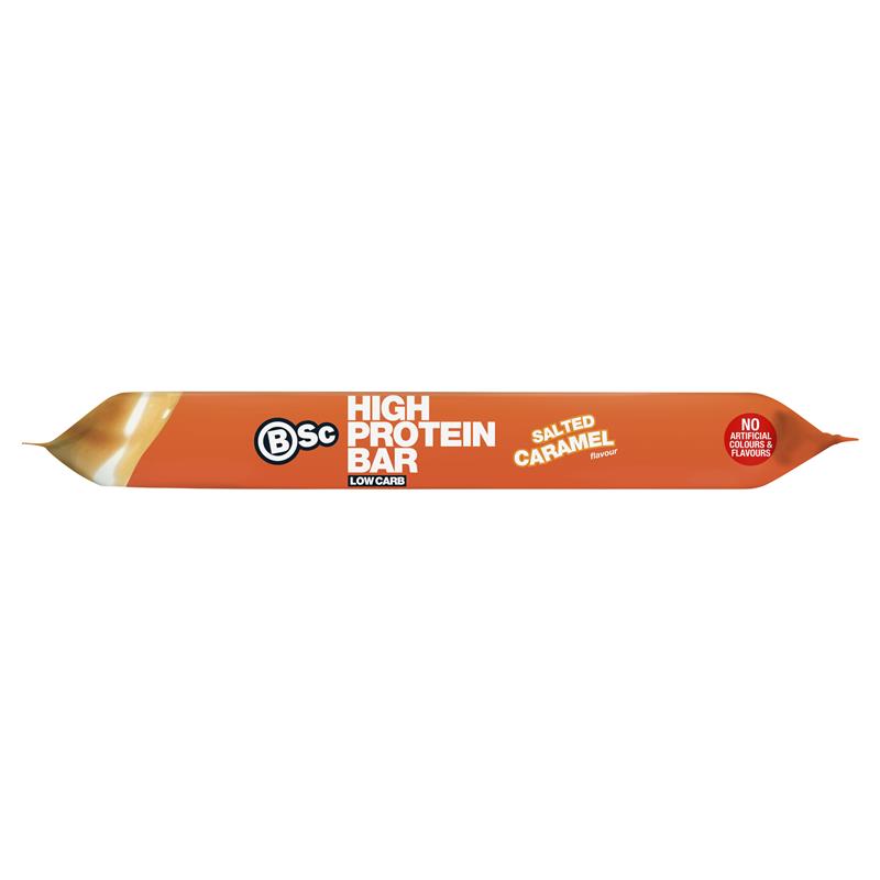 Load image into Gallery viewer, BSc High Protein Bar Salted Caramel 92g
