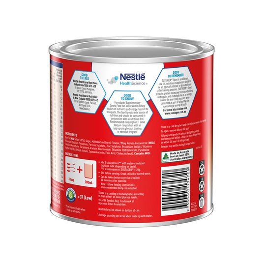 Sustagen Sports Nutrition Powder Supplement Vanilla Flavour 910g