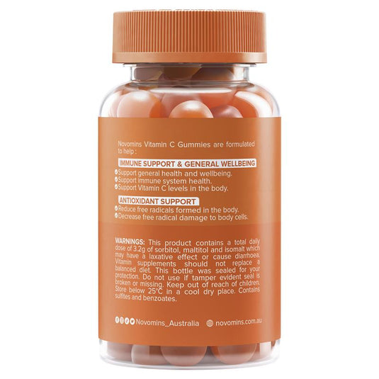 Novomins Vitamin C 60 Gummies NEW