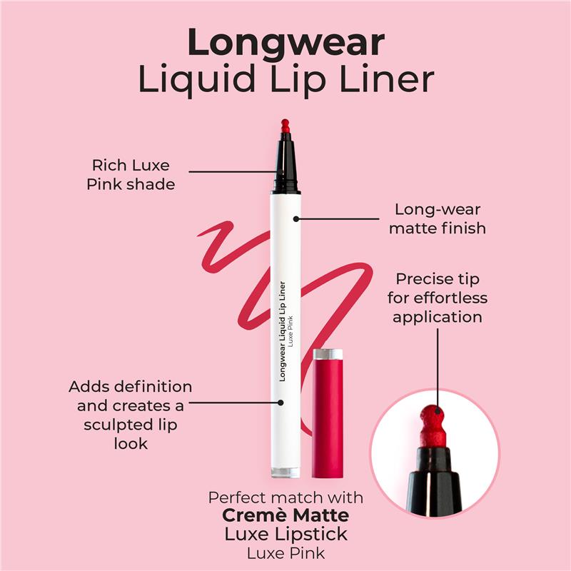 Load image into Gallery viewer, MCoBeauty Liquid Lip Liner Luxe Pink
