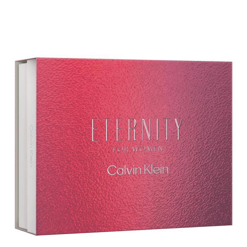 Load image into Gallery viewer, Calvin Klein Eternity for Women Eau de Parfum 100ml + 100ml Body Lotion and Mini Set
