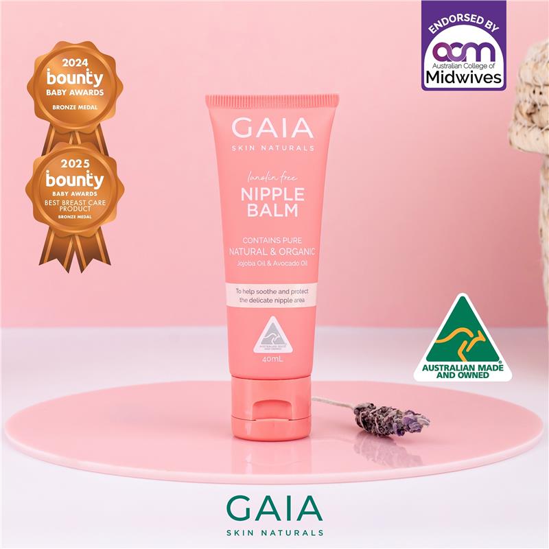 Load image into Gallery viewer, GAIA Skin Naturals Pregnancy Nipple Balm 40mL

