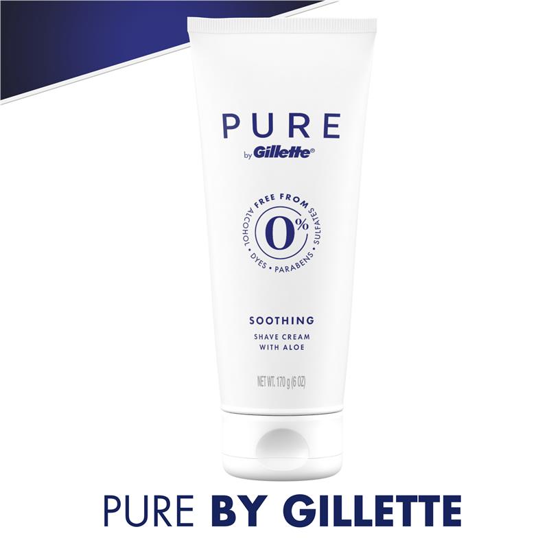 Load image into Gallery viewer, Gillette Pure Shave Cream for Men 170g
