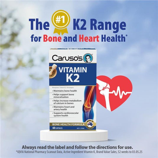 Carusos Vitamin K2 60 Capsules