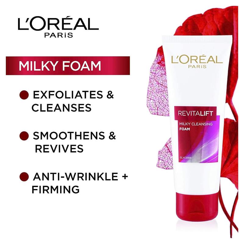 Load image into Gallery viewer, L'Oreal Paris Revitalift Milky Cleansing Foam 100ml
