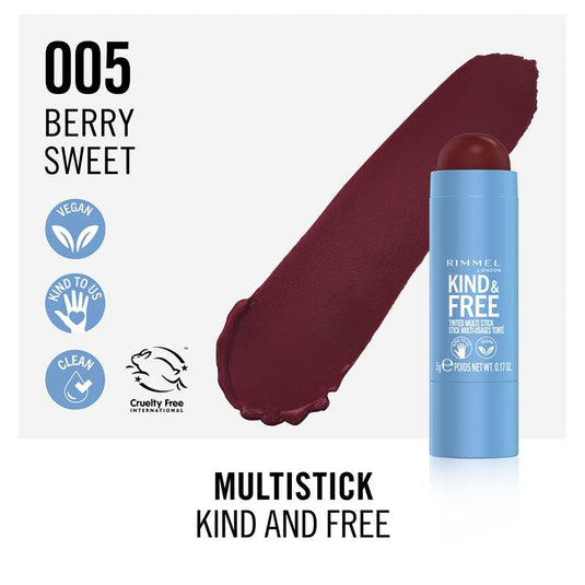 Rimmel Kind & Free Clean Multi-Stick 005 Berry Sweet Rich Purple