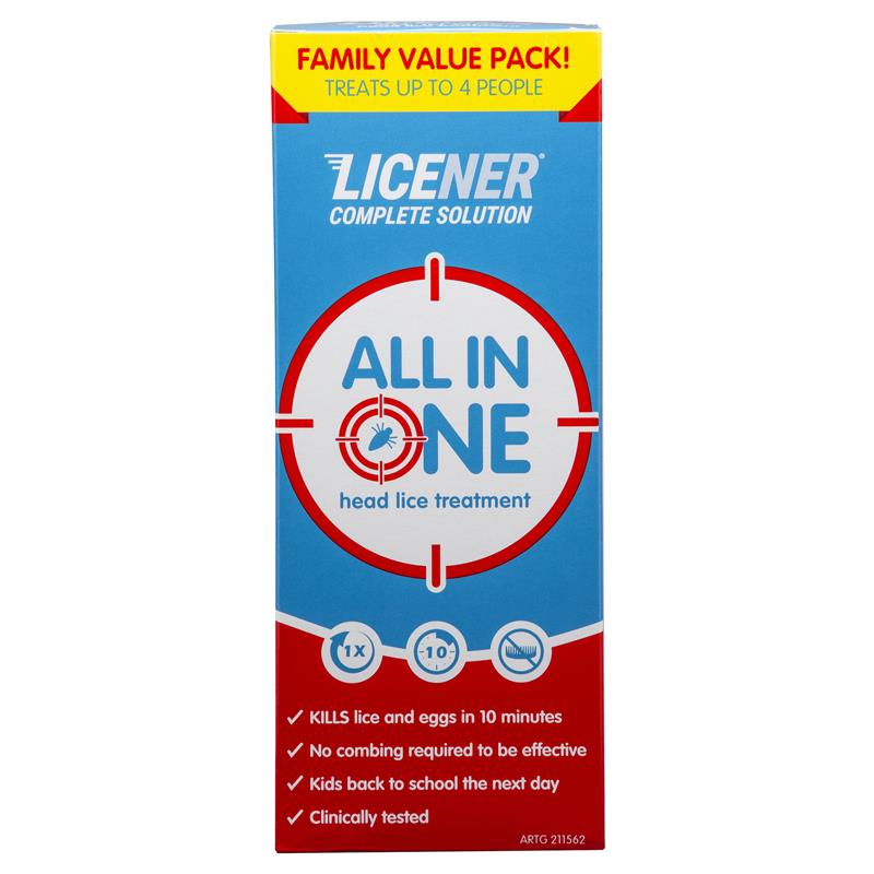 Load image into Gallery viewer, Licener Complete Solution Head Lice Treatment 200ml
