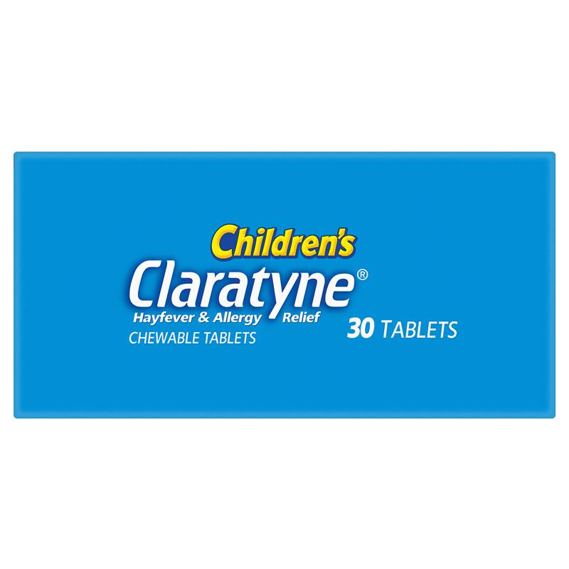 Load image into Gallery viewer, Children's Claratyne Allergy &amp; Hayfever Relief Antihistamine For Kids Grape Chewable Tablets 30 pack
