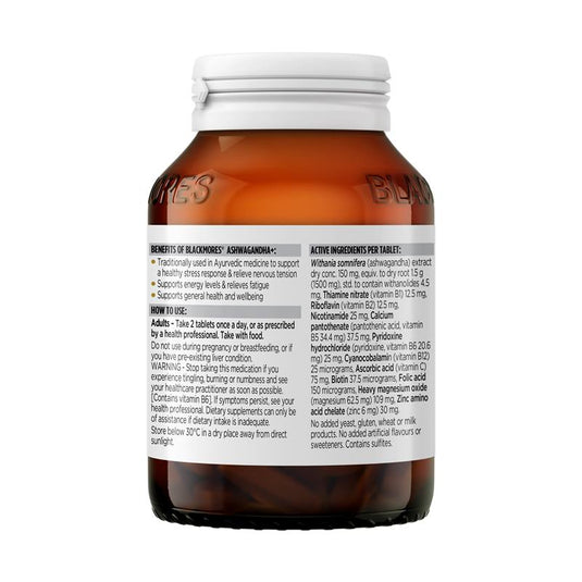 Blackmores Ashwagandha + 120 Tablets